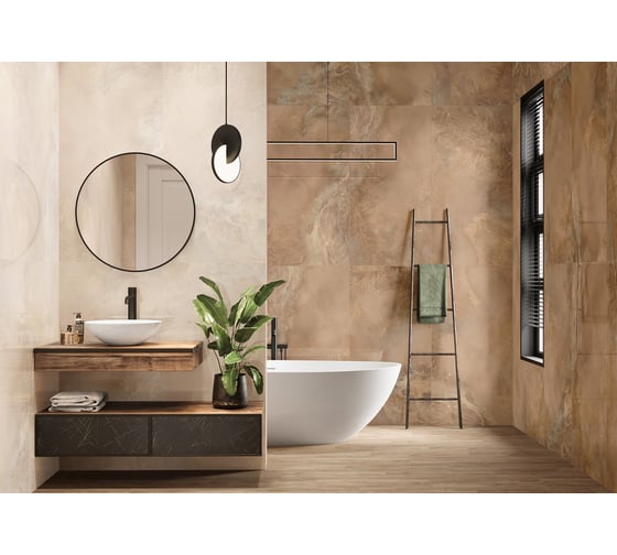 Полированный керамогранит LCM Elixir Bronze 60x120см 60120ELX31P