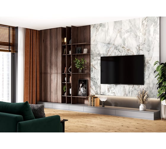 Полированный керамогранит LCM Sunset 60x120 см 60120SUS15P