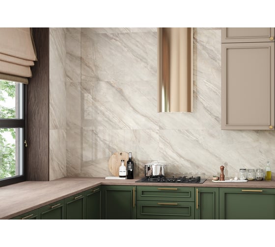 Полированный керамогранит LCM Marmorise Beige 60x120 см 60120MAE11P