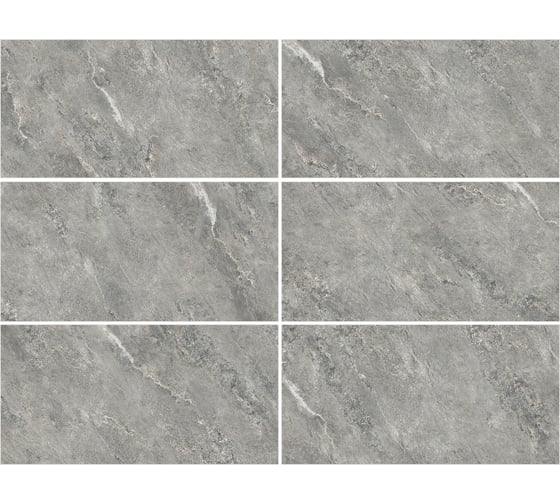 Глазурованный керамогранит LCM Ajax Graphite 60x120 см 60120AJA25M