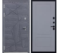 Дверь DIVA 97/3 2050x860 правая, Дуб Графит - Н7 Силк Маус УТ-00084020