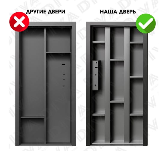 Дверь DIVA 45 2050x960 правая, Роял синий - Н7 Софт Шампань УТ-00084035