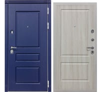 Дверь DIVA 45 2050x960 правая, Роял синий - Д7 Дуб филадельфия крем УТ-00084028