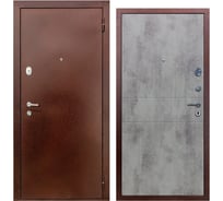 Дверь DIVA 510 2050х860 правая, Антик медь - Д01 Бетон светлый УТ-00084069