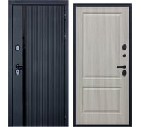 Дверь DIVA ДХ-46 2050x960 правая, Черный кварц - Д7 Дуб филадельфия крем УТ-00084100