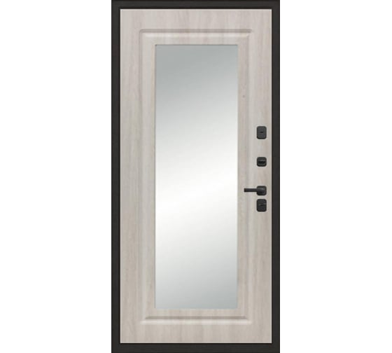 Дверь DIVA 97/1 2050x960 мм, зеркало, левая, Дуб натуральный - Д6 Дуб филадельфия УТ-00083925