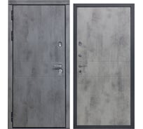 Дверь DIVA 48 2050x960 мм, левая, Бетон темный - Д01 Бетон Светлый УТ-00071813 УТ-00081310