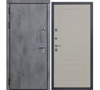 Дверь DIVA 48 2050x960 мм, левая, Бетон темный - Н7 Софт Шампань УТ-00084050