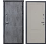 Дверь DIVA 48 2050x960 мм, правая, Бетон темный - Н7 Софт Шампань УТ-00084051