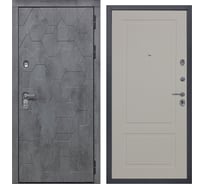 Дверь DIVA 51 2050x860 Правая Бетон Темный - Н7 Софт Шампань УТ-00084065