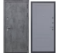 Дверь DIVA 51 2050x960 Правая Бетон Темный - Н7 Силк Маус УТ-00074595