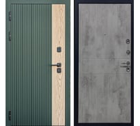 Дверь DIVA 74 2050x860 Левая Дуб Олива софт - Д01 Бетон Светлый УТ-00083857