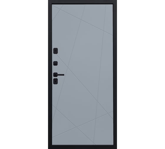 Дверь DIVA 77 2050x960 Правая Черный-Дуб янтарный - Д11 Силк маус УТ-00083609