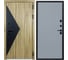 Дверь DIVA 77 2050x860 Правая Черный-Дуб янтарный - Д11 Силк маус УТ-00083607 1
