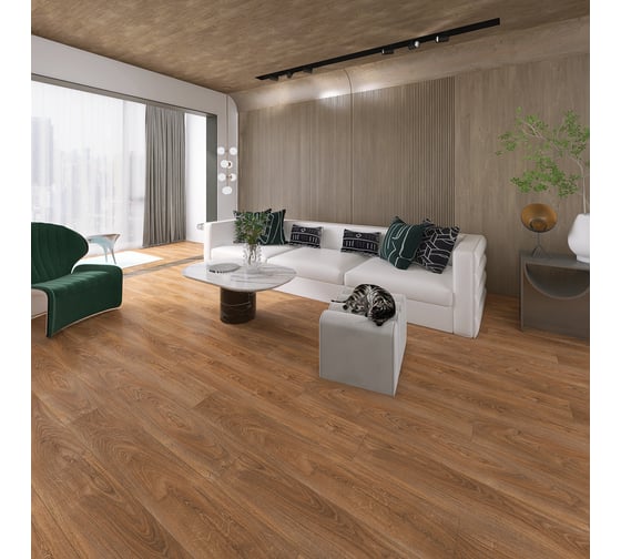 Ламинат FLOORWOOD ЛМ Artego AC5/33 4V 1292x194x8 мм, 3250 Дуб Виньоне 2,005 кв. м. Т0035195