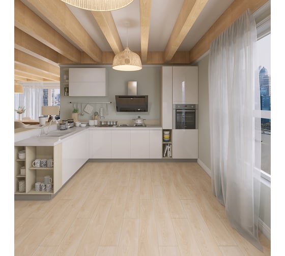Ламинат FLOORWOOD ЛМ Artego AC5/33 4V 1292x194x8 мм, 3248 Дуб Серенити 2,005 кв. м. Т0035192