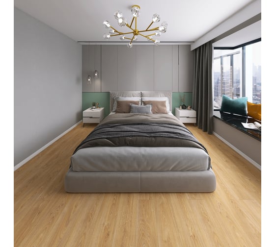 Ламинат FLOORWOOD ЛМ Artego AC5/33 4V 1292x194x8 мм, 3262 Дуб Ривертон 2,005 кв. м. Т0035193