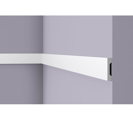 Молдинг WALLSTYL (2000х70х15 мм; белый) NMC WD2 1