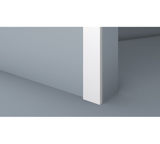 Молдинг WALLSTYL (2000х70х15 мм; белый) NMC WD2
