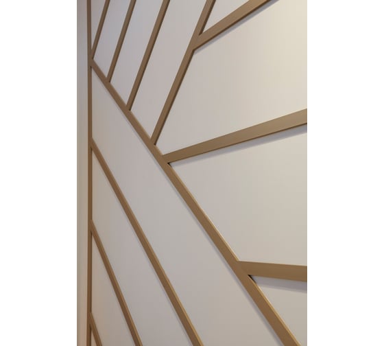 Молдинг NMC WALLSTYL (2000х38х10 мм; белый) WD5