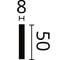 Молдинг WALLSTYL (2000х50х8 мм; белый) NMC FL10 3