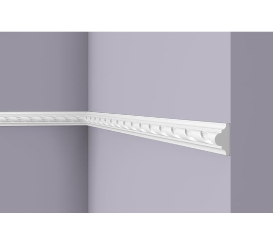 Молдинг WALLSTYL (2000х38х18 мм; белый) NMC WO2 1