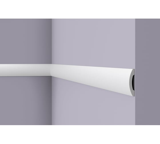 Молдинг WALLSTYL (2000х70х15 мм; белый) NMC WD3 1