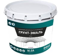 Грунт-эмаль акриловая Veza для металла, по ржавчине, 3 в 1, RAL 9003 А 129003АК151