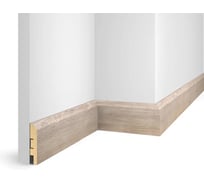 Плинтус Artiva 80x16x1800мм МДФ дуб Антик белый RTV080.02.02 00-00073513