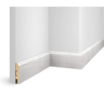 Плинтус Artiva 80x16x1800мм МДФ дуб Эффект светло-серый RTV080.02.03 00-00073514