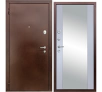 Дверь DIVA 510 Зеркало 2050x860 Левая Антик медь - Д15 Силк маус УТ-00080810