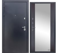 Дверь DIVA 40 Зеркало 2050x860 Левая Титан - Д15 Венге УТ-00075072