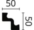 Карниз потолочный NOMASTYL (2000х50х50 мм) NMC ST2 2