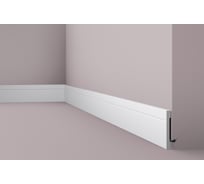 Плинтус напольный WALLSTYL (2000х110х15; белый) NMC FD2