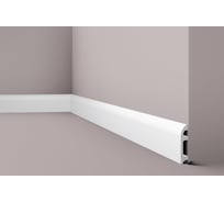 Плинтус напольный WALLSTYL (2000х100х20 мм; белый) NMC FL5