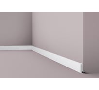 Плинтус напольный WALLSTYL (2000х38х13 мм; белый) NMC FT1