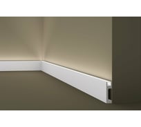 Плинтус напольный с подсветкой WALLSTYL (2000х80х23 мм; белый) NMC IL10