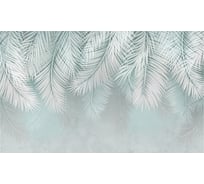 Обои Листья пальмы в светлых тонах Топ Фотообои флизелин, 300х180 см 10-4083-МF-32
