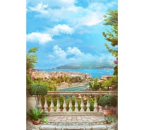 Фотообои Город у моря 190х270 см МИР PrMir-9016-V2