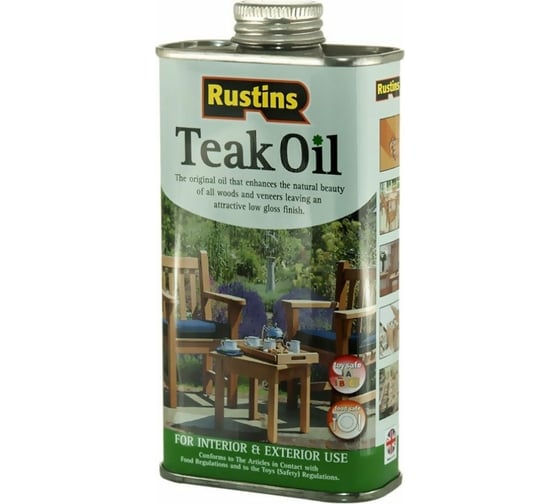 Тиковое масло для дерева Rustins Teak Oil 500 мл 00584