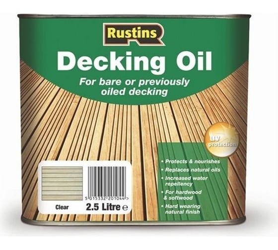 Террасное масло Rustins Decking Oil Сосна 2,5 л 00594