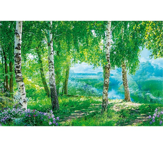 Обои Русский лес Топ Фотообои флизелин, 200х129 см 10-1024-MV-4 1