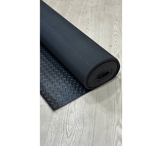 Резиновое рулонное покрытие ComeForte Елочка 1,5х12м Diamond Rubber СС005218