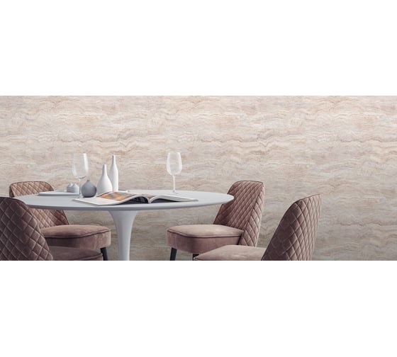 Обои виниловые на флизелиновой основе TRAVERTINO (1.06х10.05 м; 1 рулон) Victoria Stenova 989406