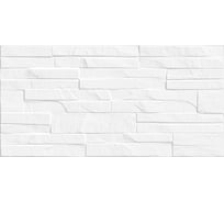 Плитка облицовочная рельефная AlmaCeramica Discover 249x500x8, 1,1205м2 белый TWU2550DCV10