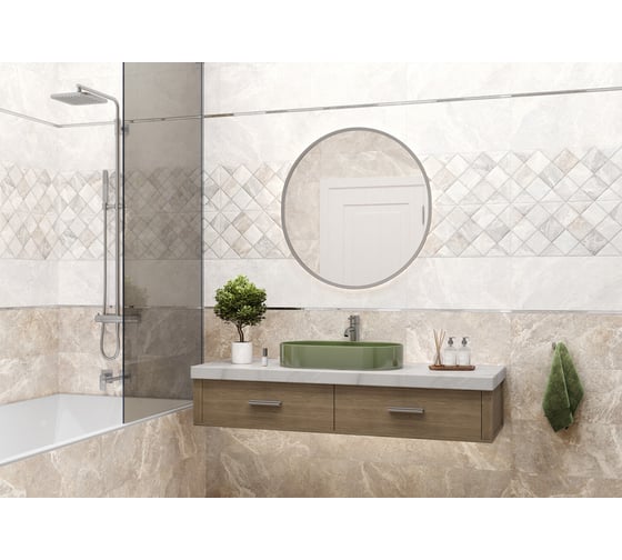 Плитка облицовочная рельефная AlmaCeramica Persey 249x500 TWU2550PRS14