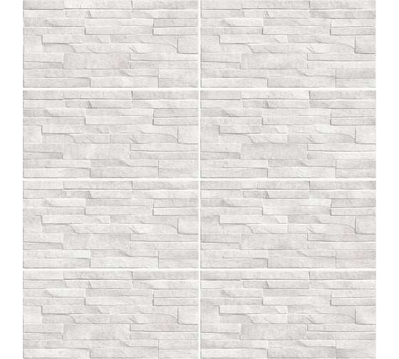 Плитка облицовочная рельефная AlmaCeramica Discover 249x500x8, 1,1205м2 серый TWU2550DCV14