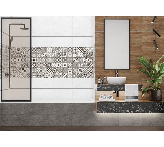 Плитка облицовочная рельефная AlmaCeramica Boho 249x500 TWU2550BOH07
