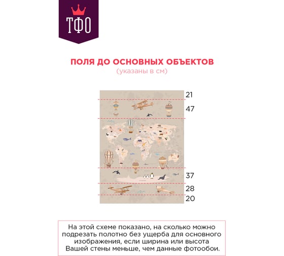 Обои Карта путешественника для детей Топ Фотообои флизелин, 200х270 см 09-1026-МF-2