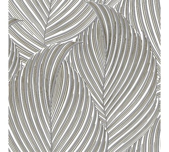 Обои Style Decor Джангл 1,06х10м флиз черно-бел 12839 (2фэ)